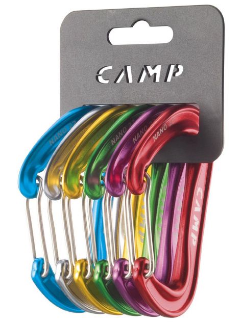 Zestaw karabinków Nano 22 Camp Rack Pack 6-pack