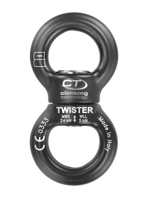 Krętlik Twister Climbing Technology czarny