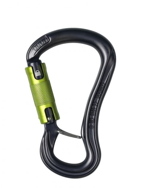 Karabinek Condor HMS Twist Ocun anthracite/green