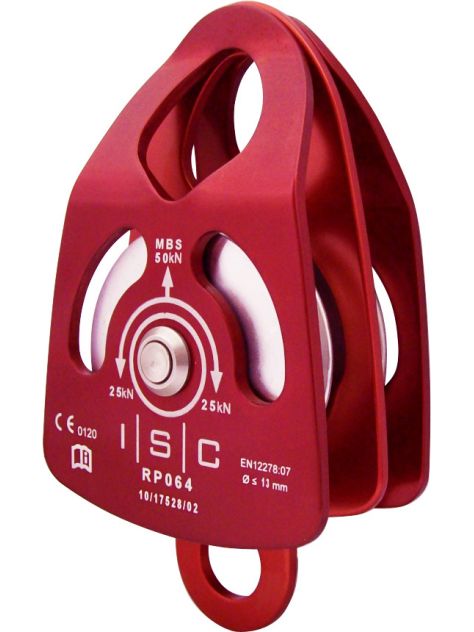 Bloczek Medium Double PRUSSIK 13 mm (B- łożysko kulkowe) 50kN ISC