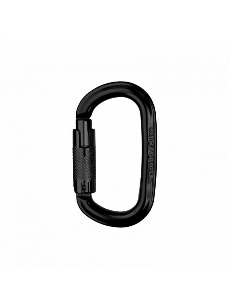 Karabinek Ozone Triple Lock Singing Rock czarny