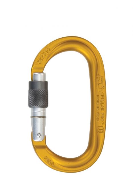 Karabinek Pillar Pro SG (Screw Gate) Climbing Technology żółty