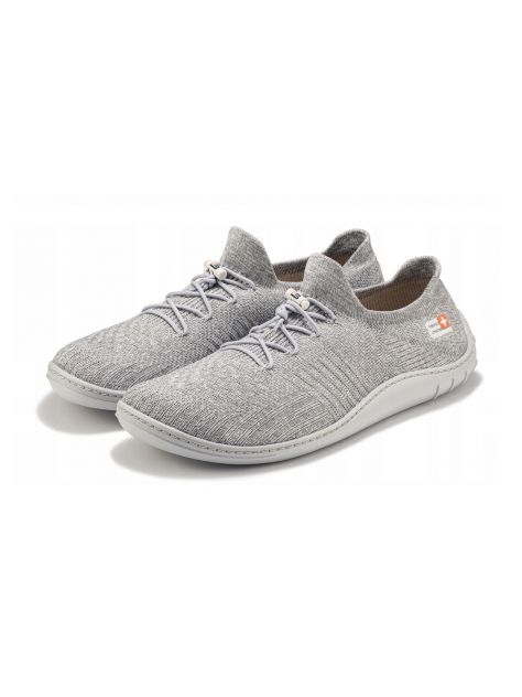 Buty męskie Barefoot Merino Brubeck – jasno szare/szare