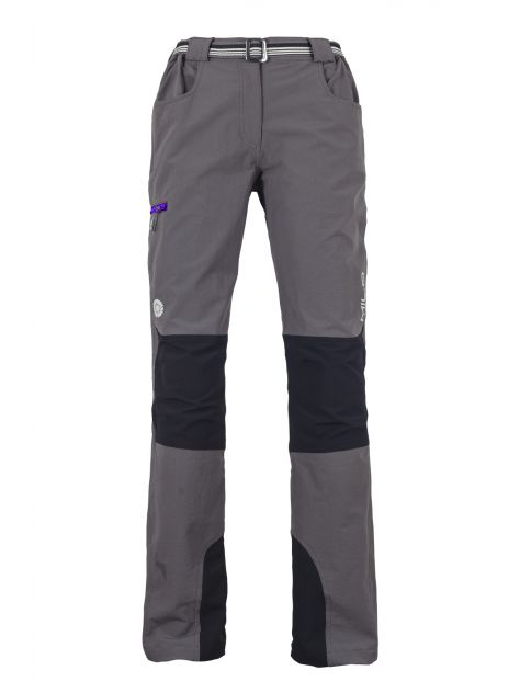 Spodnie górskie Tacul Lady Milo grey/black/violet zips