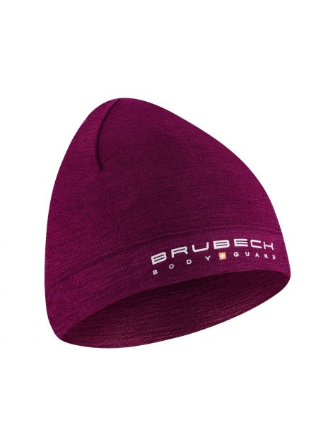 Czapka wełniana Extreme Wool Brubeck śliwkowa