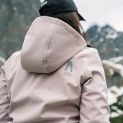 Kurtka damska softshell Bergamo Alpinus – pudrowy róż