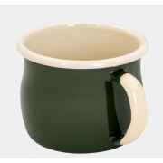 Kubek emaliowany 0,28L Alpinus kozica/zielony