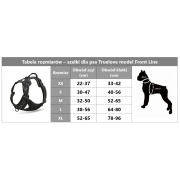 Szelki dla psa easy walk Front Line pomarańczowe Truelove