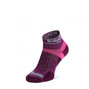 Skarpety do biegania damskie Ultra Lt T2 Merino Sport Low Bridgedale damson