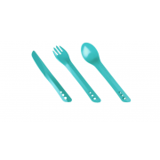 Zestaw sztuców turystycznych Ellipse Cutlery Set Lifeventure teal
