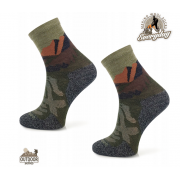 Skarpety Hiking Merino Comodo KHAKI MOUNTAIN
