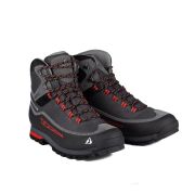 Buty trekkingowe unisex KINYETTI Mid STX Bergson – dark grey/red