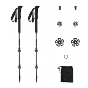 Kije trekkingowe Matterhorn Alpinus zielon-brązowe