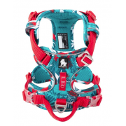 Szelki dla psa Tropical Truelove turkusowe