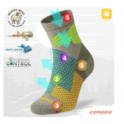 Skarpety Hiking Merino Comodo CREAM Mountain Sunset