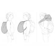 Plecak na linę Split 25L Petzl szary