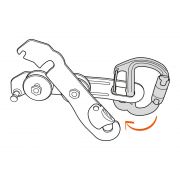 Rolka zjazdowa z hamulcem NEW STOP D009 Petzl