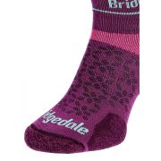 Skarpety do biegania damskie Ultra Lt T2 Merino Sport Low Bridgedale damson