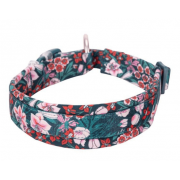Obroża Truelove Blossom granat-czerwona