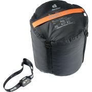 Śpiwór Orbit -5 Regular Deuter zamek prawy –  mandarine/ink