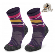 Skarpety Hiking Merino Comodo VIOLET Mountain Sun