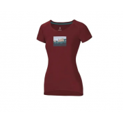 Koszulka Raglan T Woman Ocun czerwona