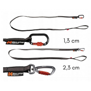 Touring Bungee Leash Non-stop black/grey 1,2m/23mm