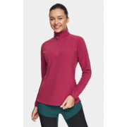 Bluza damska 1/3 zip Lucania Alpinus różowa