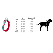 Obroża dla psa Truelove Tropical turkusowa