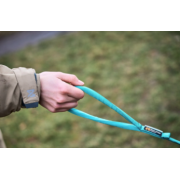 Smycz Trekking rope leash Non-stop teal 1,2m/8mm