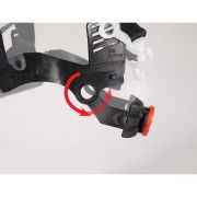 Kask Atra 10V z więźbą obrotową Protekt czerwony