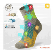 Skarpety Hiking Merino Comodo ANTRACITE MOUNTAIN