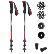 Kije trekkingowe RAPEKS TREK LIGHT (czerwone)