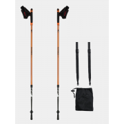 Kijki nordic walking Alpinus Kungsleden pomarańczowe