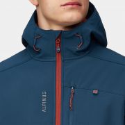 Kurtka męska softshell ASO Alpinus – niebieska