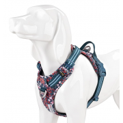 Szelki dla psa Blossom Premium granatowo-czerwone Truelove