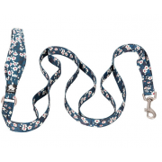 Smycz dla psa Blossom granatowo-biała Truelove