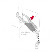 Lonża via ferrata Captur Lite Swivel Ocun blue