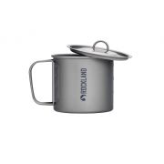 Tytanowy kubek z pokrywką Minimalist Mug Rockland 600ml