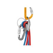 Karabinek HMS Attache Petzl szary