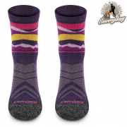 Skarpety Hiking Merino Comodo VIOLET Mountain Sun