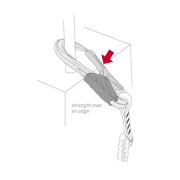 Lonża via ferrata Captur Lite Ocun red