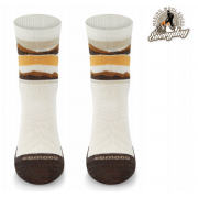 Skarpety Hiking Merino Comodo CREAM Mountain Sunset