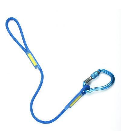 Lonża Connect 65cm + karabinek Jet Edelweiss