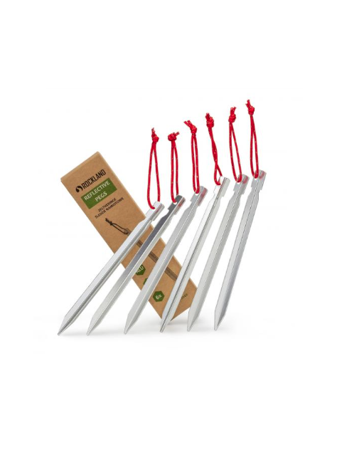 Śledzie namiotowe REFLECTIVE PEGS 6 sztuk
