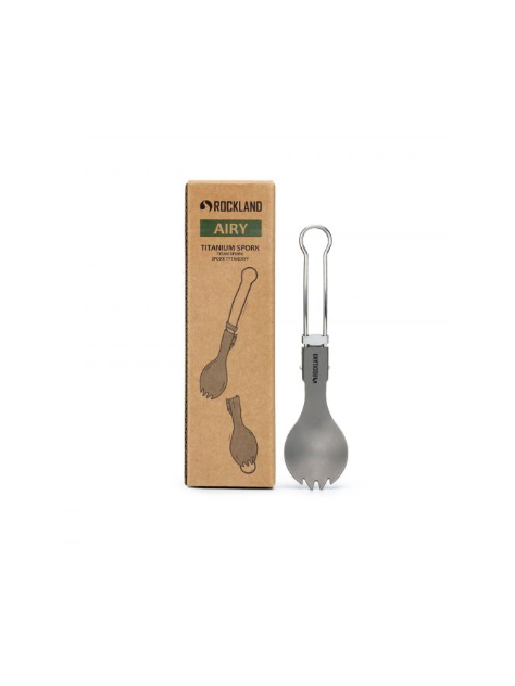 Składana tytanowa łyżka airy spork Rockland