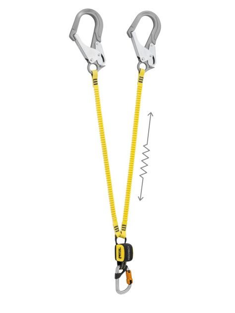 Lonża Absorbica -Y MGO Flex 150cm Petzl ver. international NOWOŚĆ 2024!