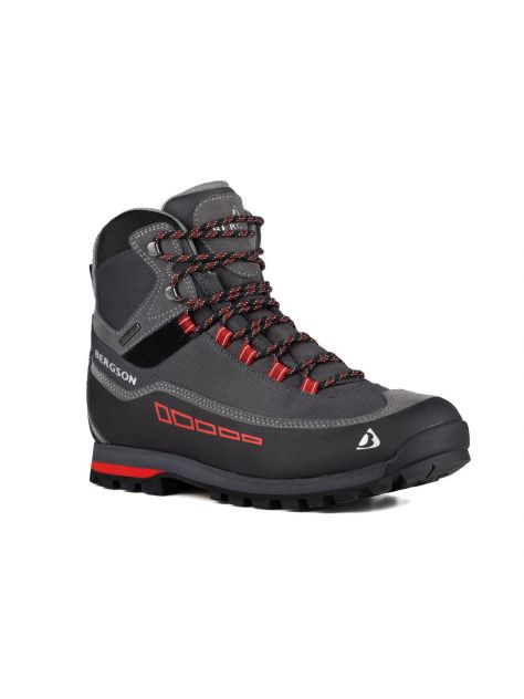 Buty trekkingowe unisex KINYETTI Mid STX Bergson – dark grey/red