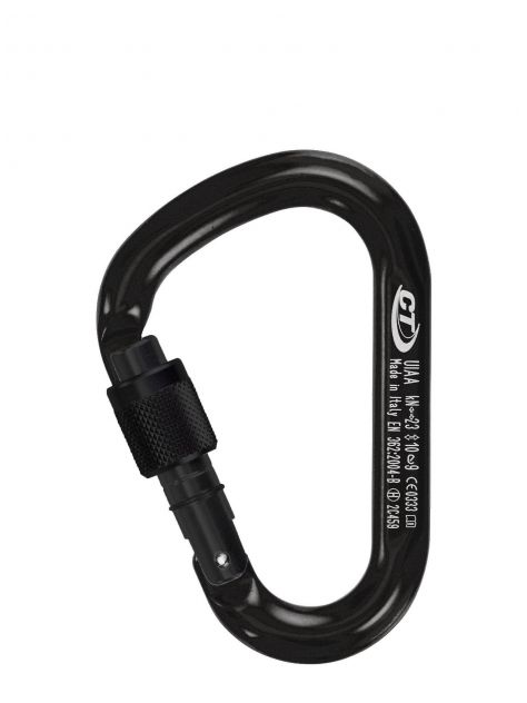 Karabinek Snappy CF SG (Screw Gate) Climbing Technology czarny