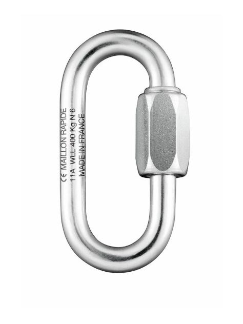 Karabinek Maillon Oval 5 mm Rapide nierdzewny